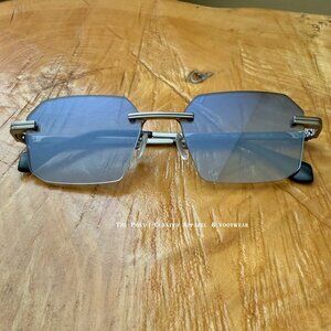 Palm Angels 🏷️ Westport Quartz Geometric Rimless | Unisex | Complete Set